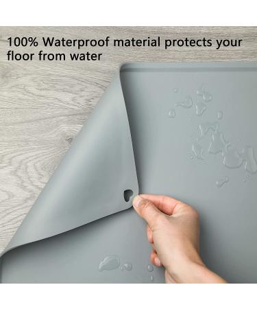 CZPET Pet Food Mat - Non-Slip Cat and Dog Feeding Placemat for Food and Water Dispenser - Easy to Clean Meal Mat for Large, Medium, and Small Pets - Buy Online on GoSupps.com