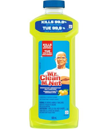 Mr. Clean Antibacterial Multi Surface Cleaner with Summer Citrus Scent Disinfectant All Purpose Cleaner 680 mL - Buy Online on GoSupps.com