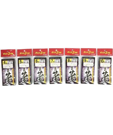 Riseway USA-002/003/004/006 Rigging Sabiki 3-Piece Set Various White Skin/Pink/Bald Skin/Mixed Skin 5 Bald Skin Sabiki - Buy Online on GoSupps.com