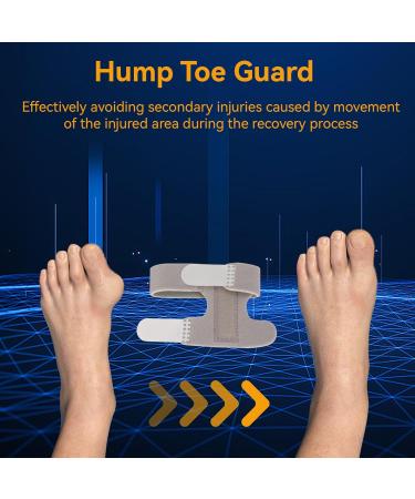 Breathable Hallux Valgus Corrector for Large Toes - Adjustable Bunion Support for Men & Women - Portable Toe Rail (Gray) - Buy Online on GoSupps.com