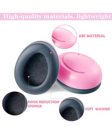 Insertkoo Adjustable Ear Protection for Newborns | Safety Headphones for Babies (0-3 Years) | Foldable Noise Suppression & Sleeping Headphones - Pink - Buy Online on GoSupps.com