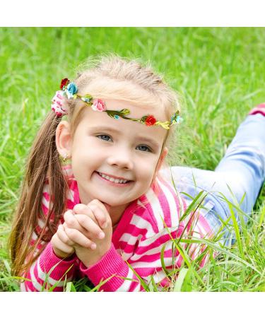 FEPITO 16 Pieces Flower Crown Headband Garland - Perfect for Festivals & Weddings - Buy Online on GoSupps.com