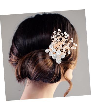 Beaupretty Accessories silver hair comb wedding hair accessories for brides wedding hair side comb bride rhinestone hair comb tiaras for women crystal metals European and American Comb - Buy Online on GoSupps.com