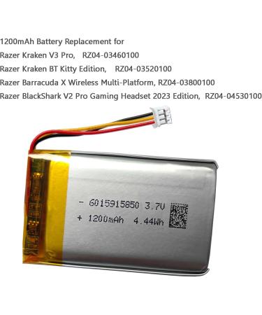 AOLIKES 1200mAh Battery Replacement for Razer Kraken V3 Pro & Other Headsets | High-Performance Power Solution - Buy Online on GoSupps.com