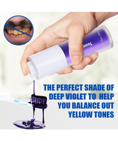 Buy Purple Whitening Toothpaste - Brighten Your Smile & Remove Stains | Sensitive Teeth Solutions - Buy Online on GoSupps.com