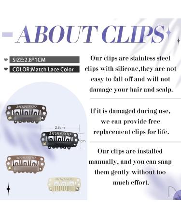 Moresoo Balayage Clip in Hair Extensions 12 Inch Brown Ombre Highlights - 5 Pieces, 70g - Natural Hair Extensions for Women - Pack of 1 (#4/10/16) - Buy Online on GoSupps.com