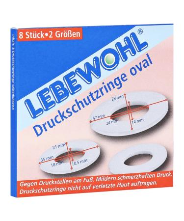 LEBEWOHL Pressure Protection Rings ov Pack of 8