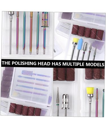 BESPORTBLE 1 Set Nail Polisher Pedicure Drill Bits Nail Tools Kit De Manicura Cuticle Drill Bit Electric Nail Drill Nail Grinding Head Stainless Steel. Silicone. Quartz. Ceramics 7.1x5.7cm As Shown - Buy Online on GoSupps.com