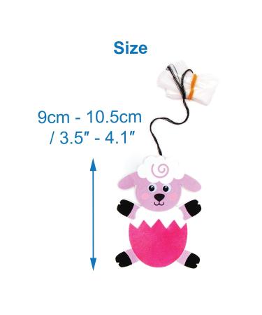 Baker Ross Easter Parachutes - Pack of 5 Fun Easter Toys for Kids | International Shipping Available - Buy Online on GoSupps.com