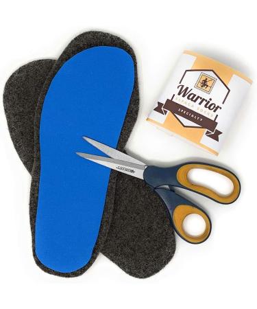 Warrior Alpaca Socks - 100% Felted Alpaca Wool Insoles & Liners for Men & Women - Made in USA Cut to Size Large - Shop Internationally - Buy Online on GoSupps.com