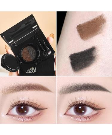 Whnbuij Eyebrow Makeup - Light Eyebrow Makeup | Dual Color Eyebrow Cream Kit | Eyebrow Stamps for Women Waterproof and Waterproof Eyebrow Pomade with a Dual - Buy Online on GoSupps.com