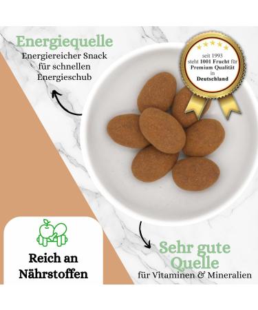  1001 Frucht 1001 Fruit - Delicious cinnamon chocolate apples 1 kg new harvest 2025 best chocolate nuts chocolate-covered almonds chocolate-covered almonds and almonds - Buy Online on GoSupps.com