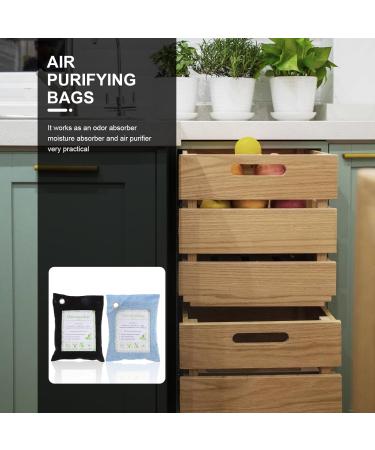 Minkissy 2-Pack Bamboo Coal Bags for Air Purification | Natural Fresh Air Cleaning Solution - Buy Online on GoSupps.com