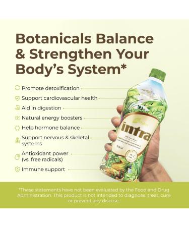 Lifestyles Intra Herbal Juice Drink Botanical Beverage for Immune Support Detox Digestive & Cardiovascular Health 23 Botanical Extracts Made in Canada Trio Pack (950 mL /32 fl oz each) 32.1 Fl Oz (Pack of 3) - Buy Online on GoSupps.com
