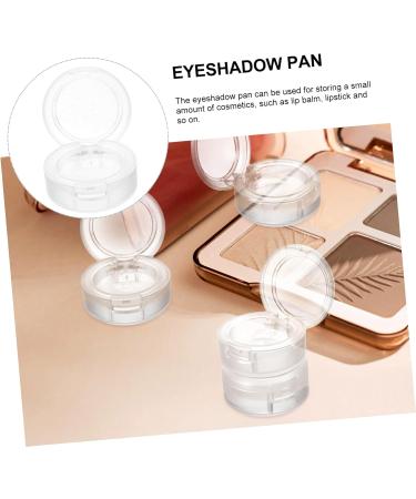 FRCOLOR 4pcs Blush for Cheeks Plastic Eyeshadow Pan Small Cosmetic Pans Eye Shadow Travel Highlight Box - Buy Online on GoSupps.com
