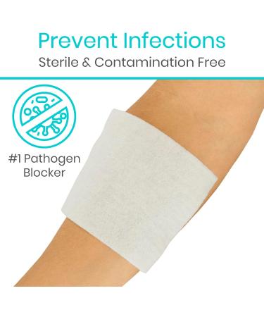 ViveCare Silver Calcium Alginate Wound Dressing - Sterile 2x2 Medical Gauze Pad for Optimal Wound Care - Burns Cysts Ulcer Treatment - Highly Absorbent Non-Stick Patch - International Shipping Available - Buy Online on GoSupps.com