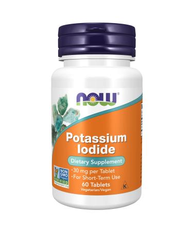 Now Foods Potassium Iodide 30 mg 60 Tablets - Buy Online on GoSupps.com