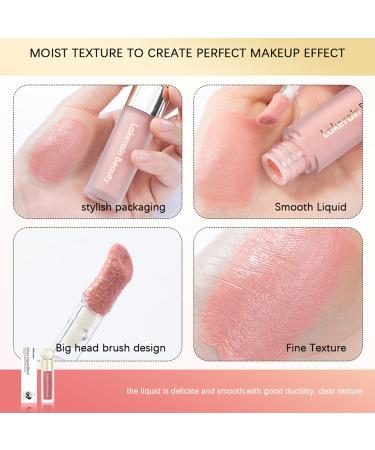 Soft Cream Liquid Blush - Weightless & Long Lasting Cheeks Lips Tint - Natural Matte Finish - Blendable Feel - 01 Bliss - Buy Online on GoSupps.com