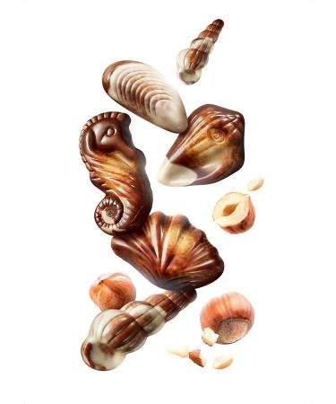 Guylian Lot de 22 chocolats au chocolat belge chocolats farcis au pralin aux noisettes bo te de chocolats en forme de coquillage 22 unit s - 250 g - Buy Online on GoSupps.com