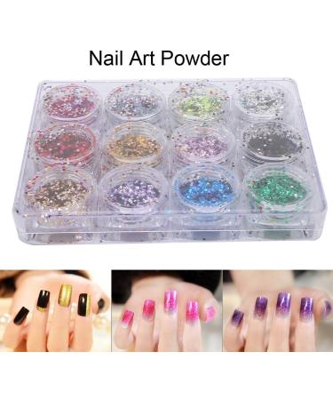 Nail Art Powder Easy To Apply Nail Decoration Powder Bright Luster Manicure Store Salon Shop Beauty Shop for Home - Buy Online on GoSupps.com