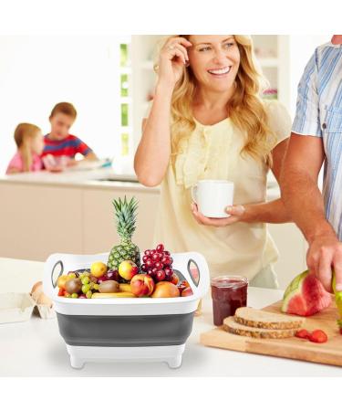 Bottle Washing Basin - Camping Washing Up Bowl | Folding Sink Bucket with Handle | Multi-Function Dish Pan | Foldable Wash Basin for Outdoor Activities Washing Dishes Camping Hiking and Home - Buy Online on GoSupps.com