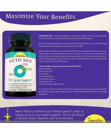 Iwalu Keto Advanced Weight Loss Pills for Women - Metabolism Booster & Appetite Suppressant - 60 CT - Buy Online on GoSupps.com