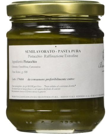 Brontedolci - Pure Paste 100% Green Pistachio Etna Gr. 190