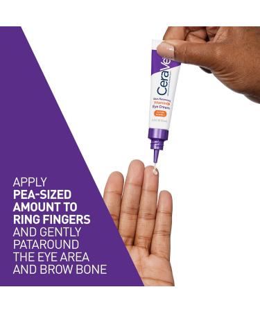 CeraVe Skin Renewing Vitamin C Eye Cream - Reduce Dark Circles & Puffiness | Fragrance-Free Ophthalmologist Tested | 0.5 Fl. Oz - Buy Online on GoSupps.com