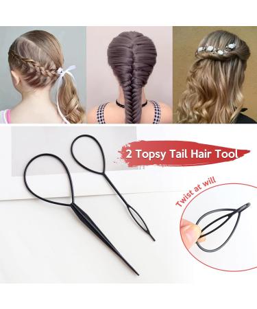 Sularpek 1000 Pcs Elastic Hair Bands Hair Elastics Clear Hair Elastic Bands Plastic Hair Bands Small Hair Bands Hair Rubber Bands for Hair Braids With Band Removal Hook+2 Hair Braid Tools transparent - Buy Online on GoSupps.com