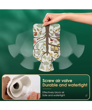 Owl Tree Bird Hot Water Bottle - Plush Bed Warmer for Adults & Children | 26.5x15.3cm - International Shipping Available - Buy Online on GoSupps.com