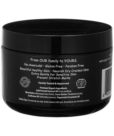 Coconut Essentials Moisturizing Body Butter - 8 oz - Coconut Oil, Vitamin E, Shea, Peppermint, Almond, Cocoa & Sunflower for Glowing Skin - Buy Online on GoSupps.com