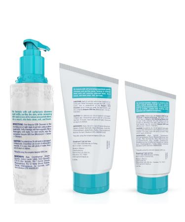 Asepxia GEN Skincare Set for Oily Skin - Exfoliating Scrub Cleanser & Mattifying Cream | Anti-Brightness & Shine Control - Buy Online on GoSupps.com