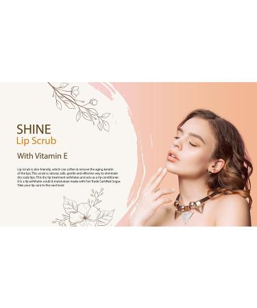 Organic Vanilla Lip Scrub with Vitamin E - 100% Natural & Skin-Friendly | 20g - Buy Online on GoSupps.com