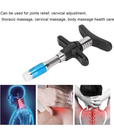 Portable Chiropractic Adjustment Tool - 10 Steps Scoliosis Adjuster & Spine Massage Device for Muscle Relaxation (Blue) - International Shipping Available - Buy Online on GoSupps.com