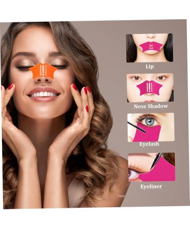 Nosetour Contour Stencil Nose Contour Stencils 3Pcs Silicone Nosetour Contour Stencil Multifunctional Eye Makeup Aids Tool for Beginners Applying Nose Shadow Highlight Eyeline Lip Line - Buy Online on GoSupps.com