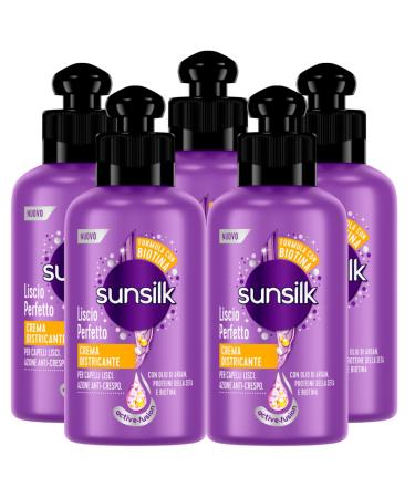 Sunsilk Sunsilk Smooth detangling cream perfect for smooth hair anti-crepe action - 5 bottles of 200 ml