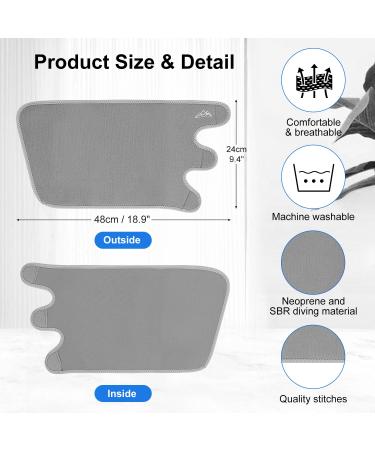 Supregear Adjustable Calf Support Brace - Shin Compression Sleeve for Muscle Swelling & Pain Relief | Comfortable Splint Wrap for Injury Recovery, Hiking & Training - Men and Women (Grey) - Buy Online on GoSupps.com