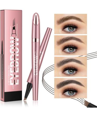 2024 New Magic Eyebrow Pencil - Enhanced 3D Waterproof Microblading Eyebrow Pencil Contouring Pen for Perfect Eyebrow Color. Natural Fine Stroke Microblading Eyebrow Pencil with 4 Precise B-04 - Buy Online on GoSupps.com