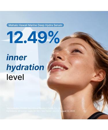 AINOHEA Mahalo Hawaii Marine Deep Hydra Serum Ultra Soothing Cooling & Instant Hydration with 8-Type Hyaluronic Acid & Spirulina Extract Lightweight Heat-Relief Serum Korean Skin Care 50ml - Buy Online on GoSupps.com