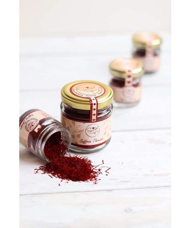 Scarlet Saffron Natural Red Saffron Threads (5g/.18oz) - Authentic Cooking Ingredient for Soups, Curry, Paella, Risotto & Beverages - Buy Online on GoSupps.com