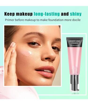 Hydrating Gel-Based Face Primer with Hyaluronic Acid - Long Lasting Makeup Base - Buy Online on GoSupps.com