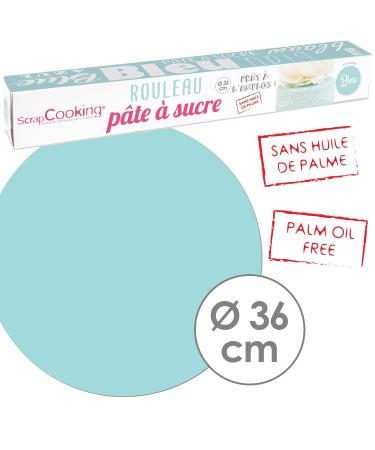 Buy Scrapcooking Rollfondant Himmelblau 36 cm - 430g Fondant for Cakes Birthdays & Parties - Perfect Light Blue Ceiling Decoration - Buy Online on GoSupps.com