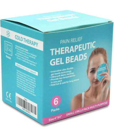 Reusable Small Gel Bead Ice Pack for Hot and Cold Therapy - Pain Relief for Breastfeeding, Kids, Headaches, and Sinus Relief - Buy Online on GoSupps.com
