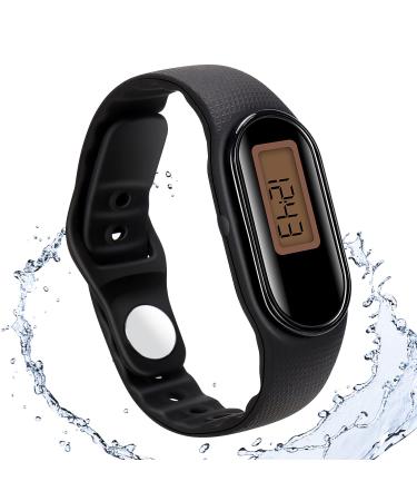 Pedometer for Walking Waterproof Pedometer Watch Simple Step Counter for Walking with Steps Calories Distance Time for Women Men Kids Parents