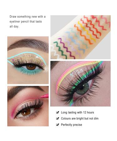 Bonnie Choice 20 Pc Colored Eyeliners Set - Long Lasting Waterproof Eye Makeup Liners for Women - Buy Online on GoSupps.com