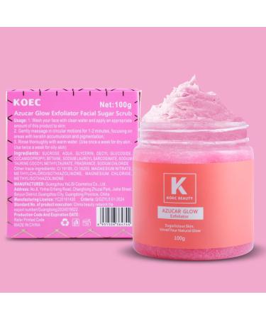 Exfoliating Facial Sugar Scrub - Ultra Hydrating Skincare for Face & Body | 3.52oz - Buy Online on GoSupps.com