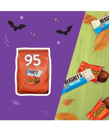 Hershey's & Reese's 95 Count Bulk Size Candy Individually Wrapped Chocolate Holiday Chocolate Candy Chocolate Candy to Share Chocolate Candy for Kids - Assorted Mini Bars Hershey's & Reese's 95 Count (Pack of 1) - Buy Online on GoSupps.com