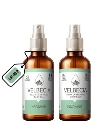 Insomnie 50 ml +1 OFFERT Elixirs de fleurs - SANS ALCOOL - M thode du Dr Bach - Sommeil agit ne plus cogiter ruminer nuit difficile nuit blanche