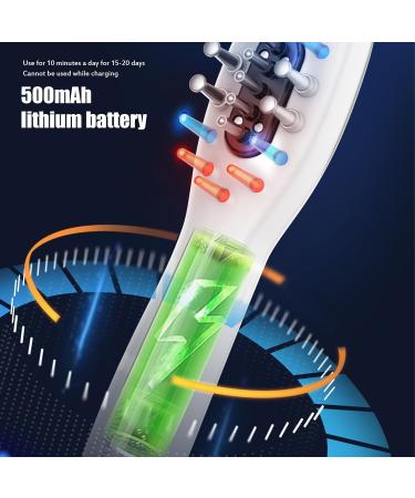 Shop 3-in-1 Electrical Scalp Massage Brush & Hair Oil Applicator Red Light Therapy for Hair Growth | Perfect for Women & Men - Buy Online on GoSupps.com