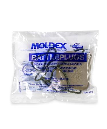 Moldex BattlePlugs Impulse Reusable Earplugs - Extra Small - NRR 20 dB (Closed) & 10 dB (Open) - International Shipping Available - Buy Online on GoSupps.com